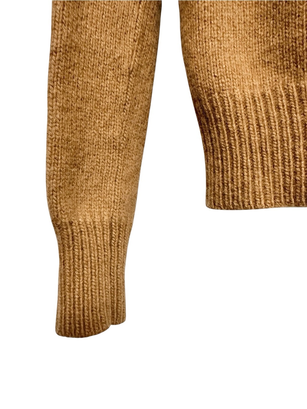 Ralph Lauren Women's Cashmere Wool Turtleneck Sweater Camel Classic Size XS - Picture 4 of 9